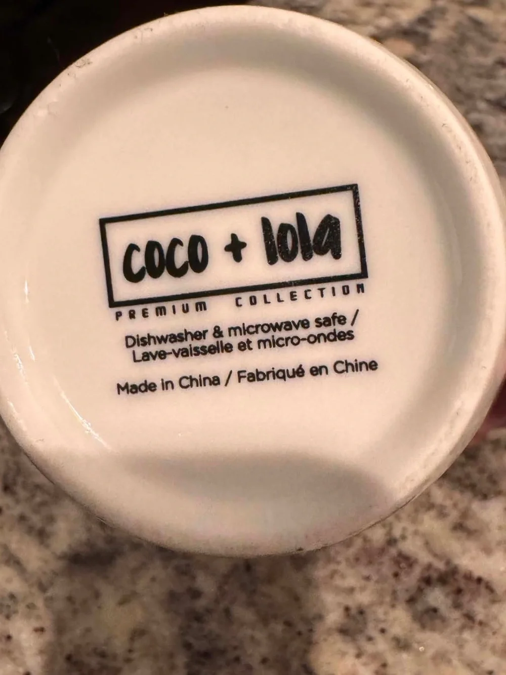 Coco Lola Avocado 'I've Hit Guac Bottom' Ceramic Mug no cracks or chips like new